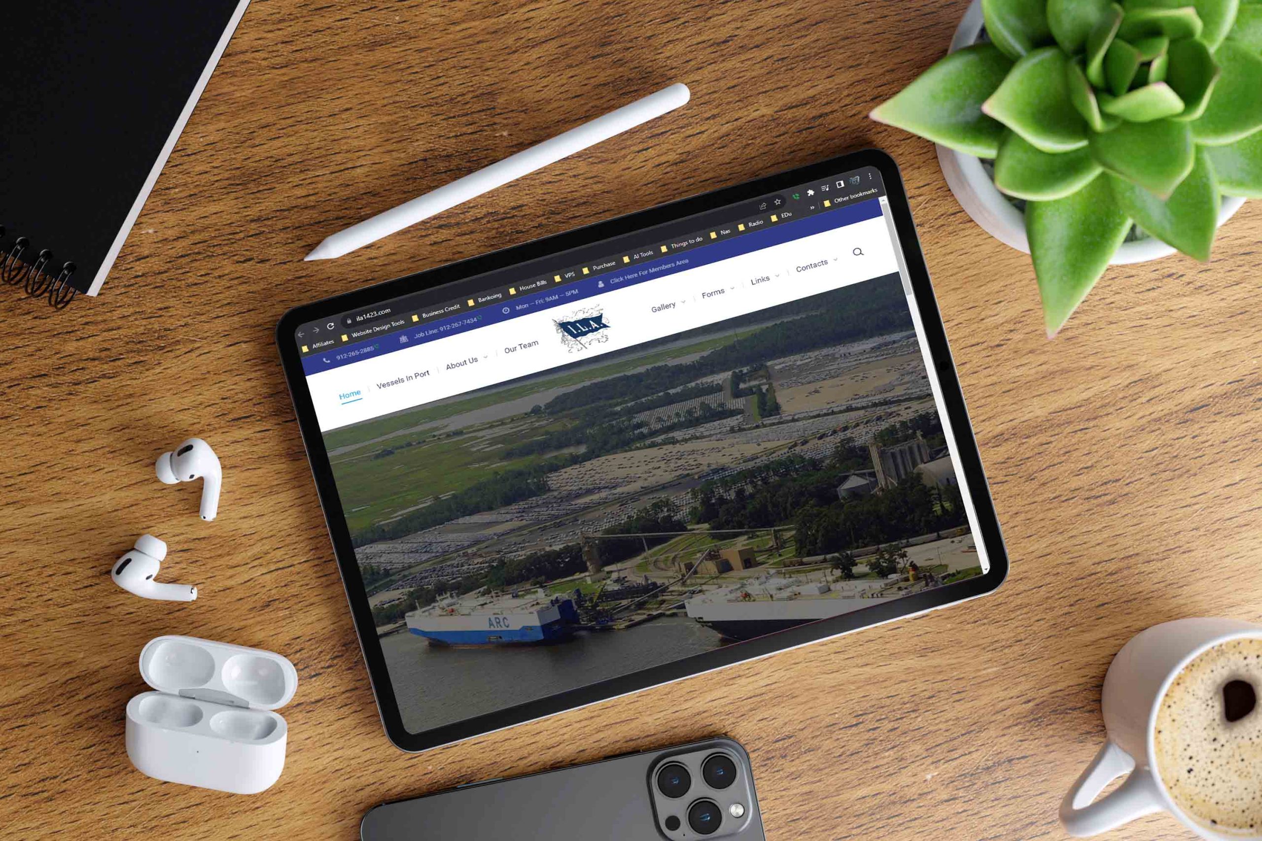 Website Graphics & UI Design