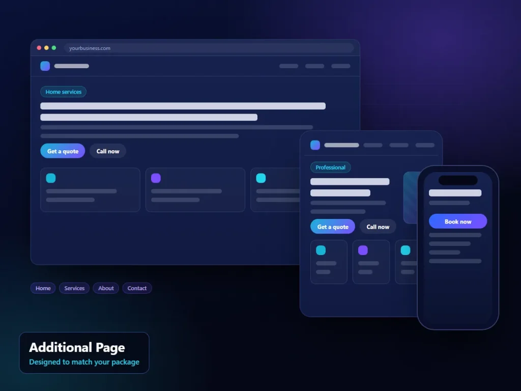 Additional Page: illustrative devices interface (sample content)